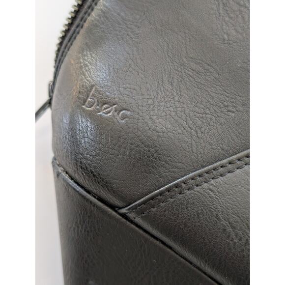 b.o.c. Born Concept Epsom Black Wedge Ankle Booties - Size 10M Vegan Leather - Picture 4 of 12